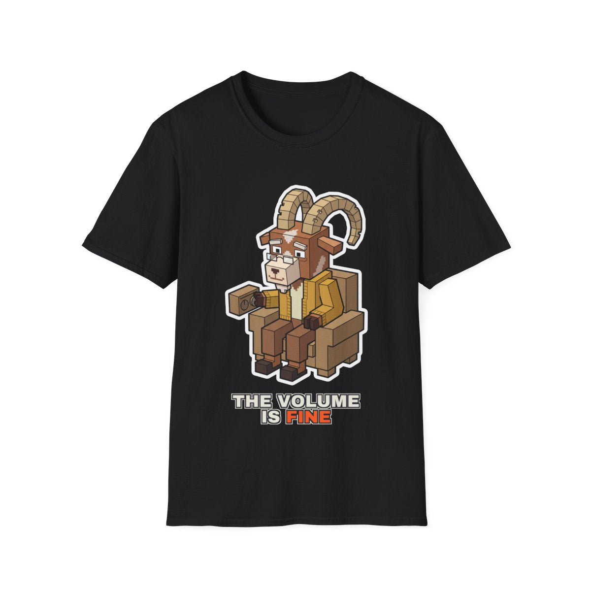 The Volume Is Fine - Black - front