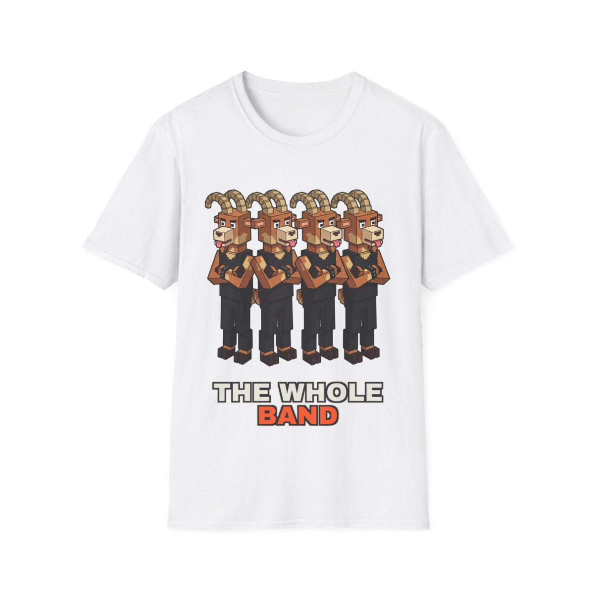The Whole Band - White - front