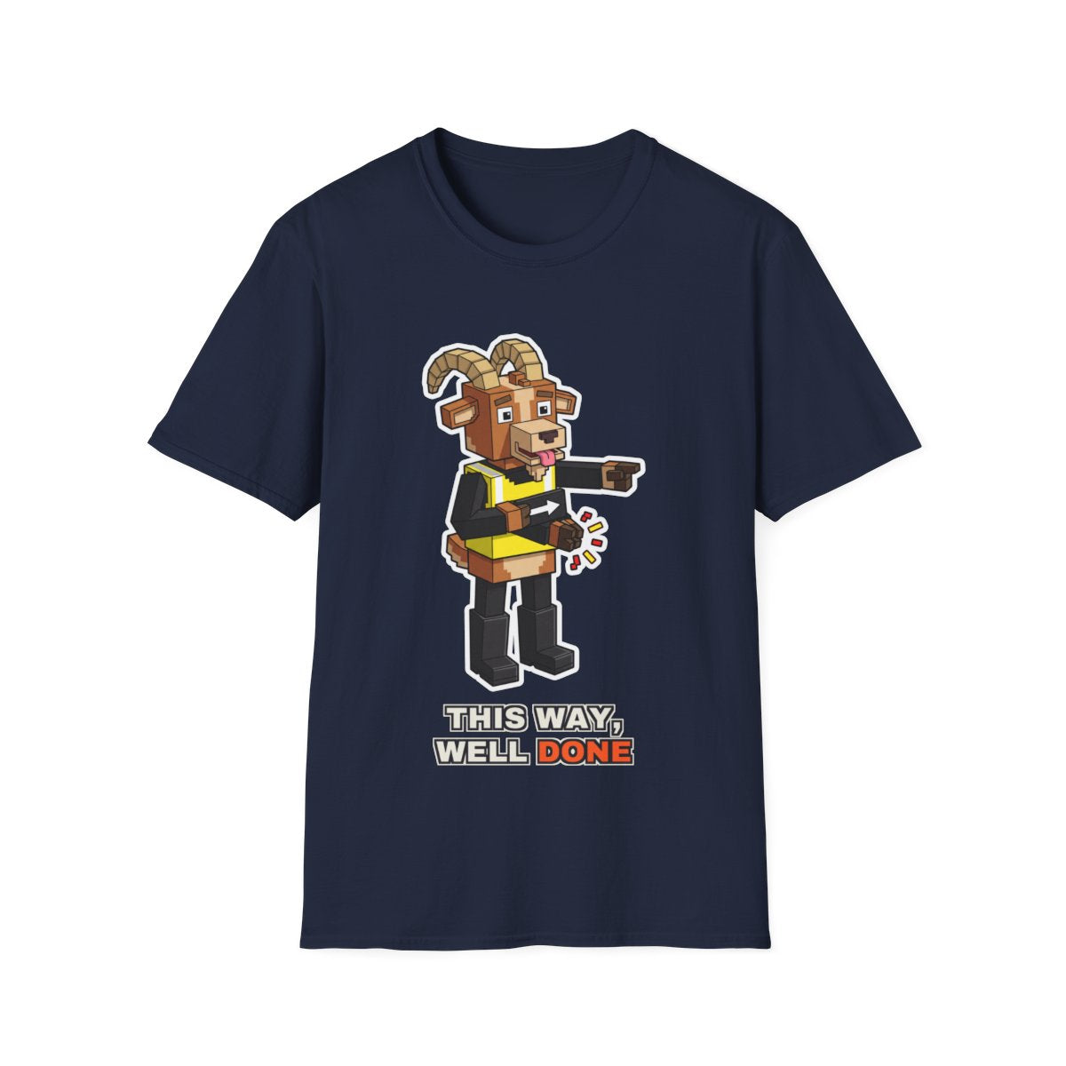 This Way, Well Done - Navy - front