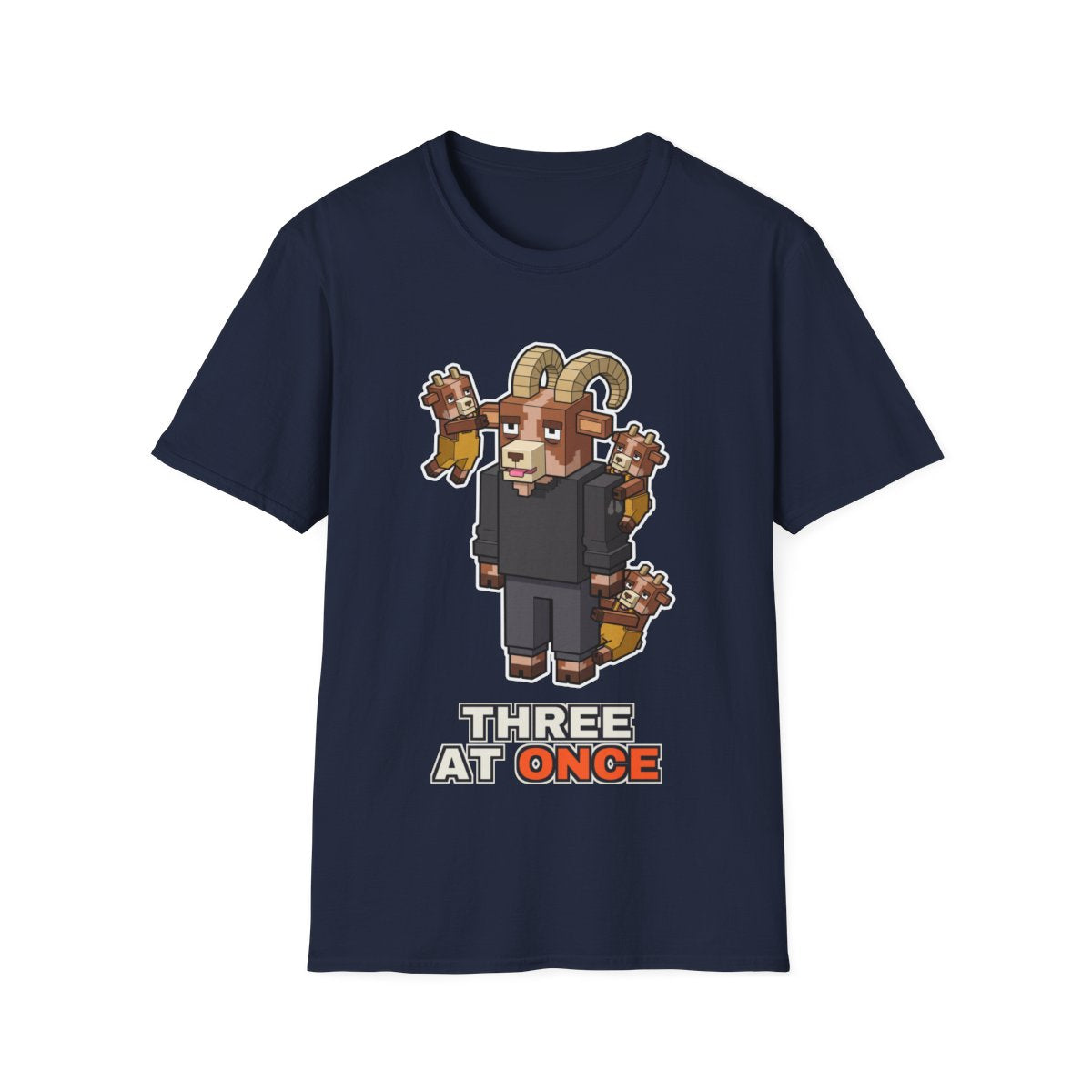 Three At Once - Navy - front