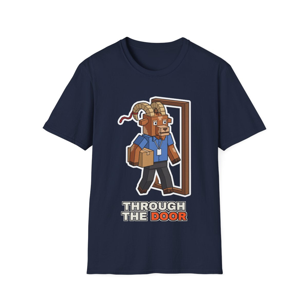 Through The Door - Navy - front