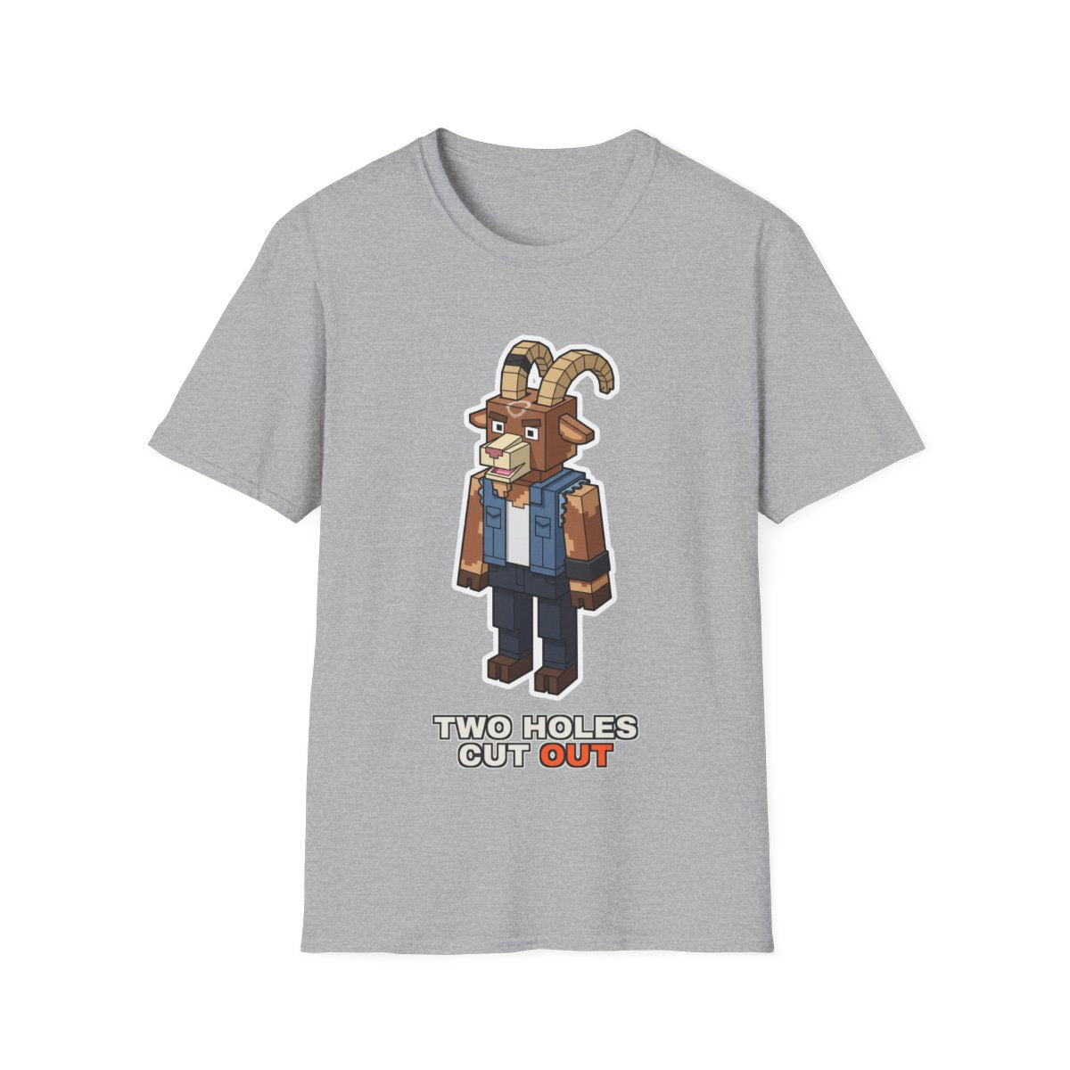 Two Holes Cut Out - Sport Grey - front