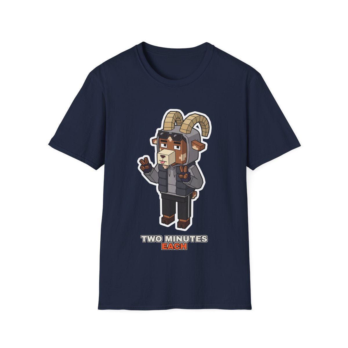 Two Minutes Each - Navy - front