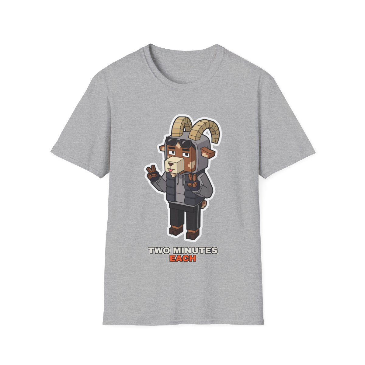 Two Minutes Each - Sport Grey - front