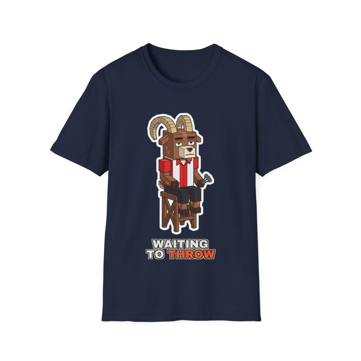Waiting To Throw - Navy - front