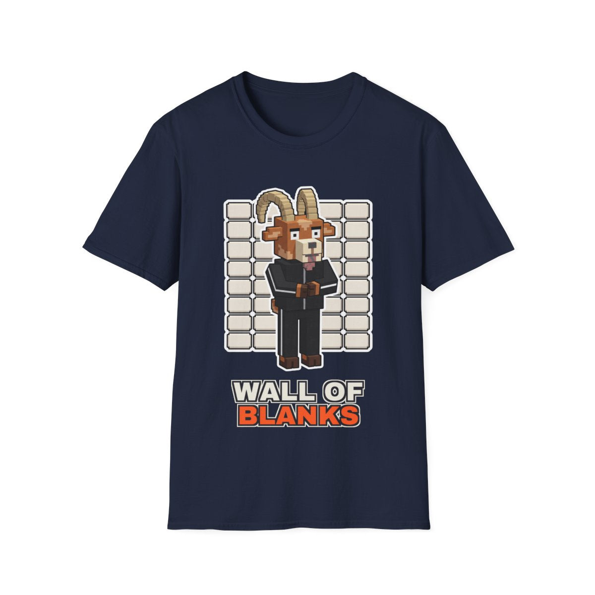Wall Of Blanks - Navy - front