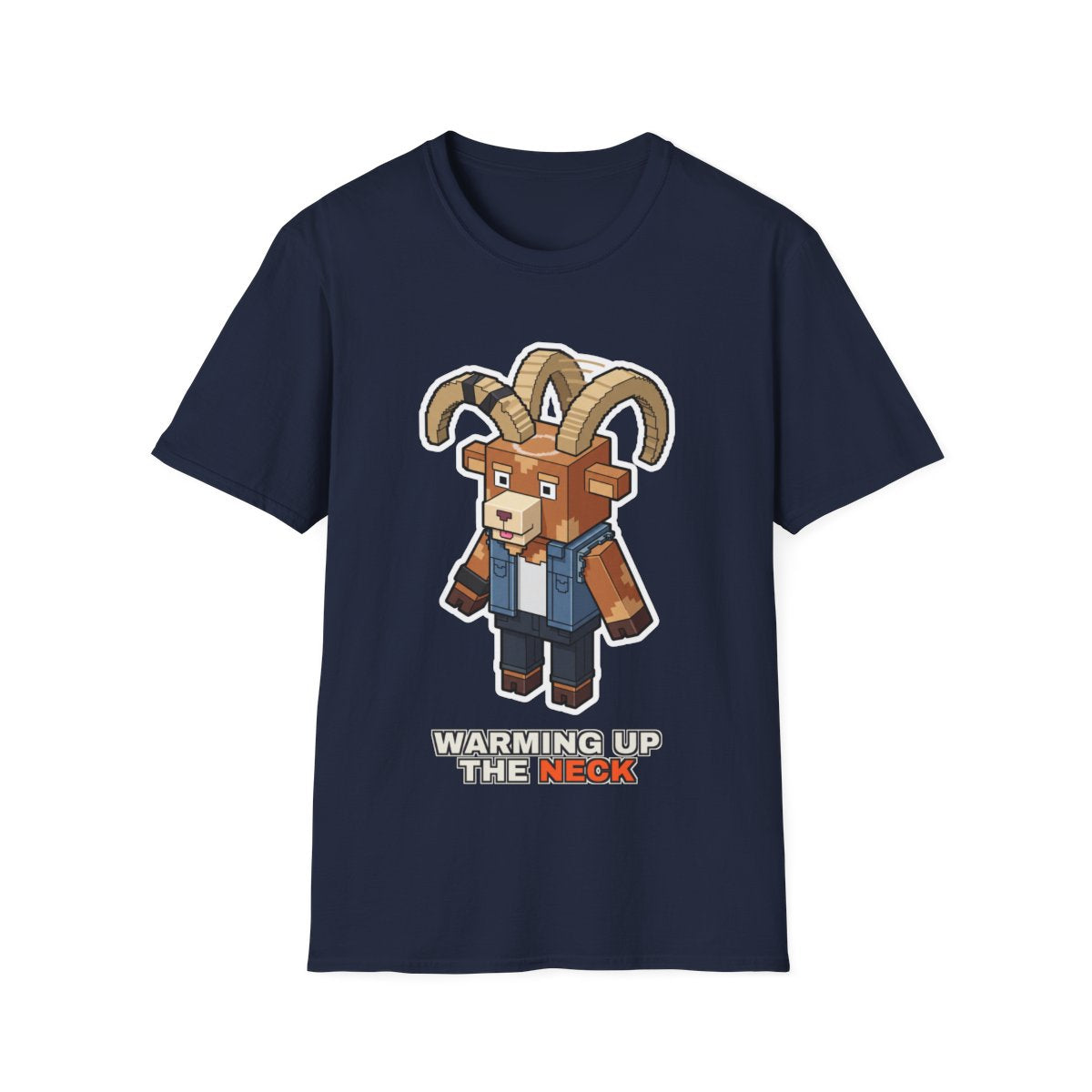 Warming Up The Neck - Navy - front