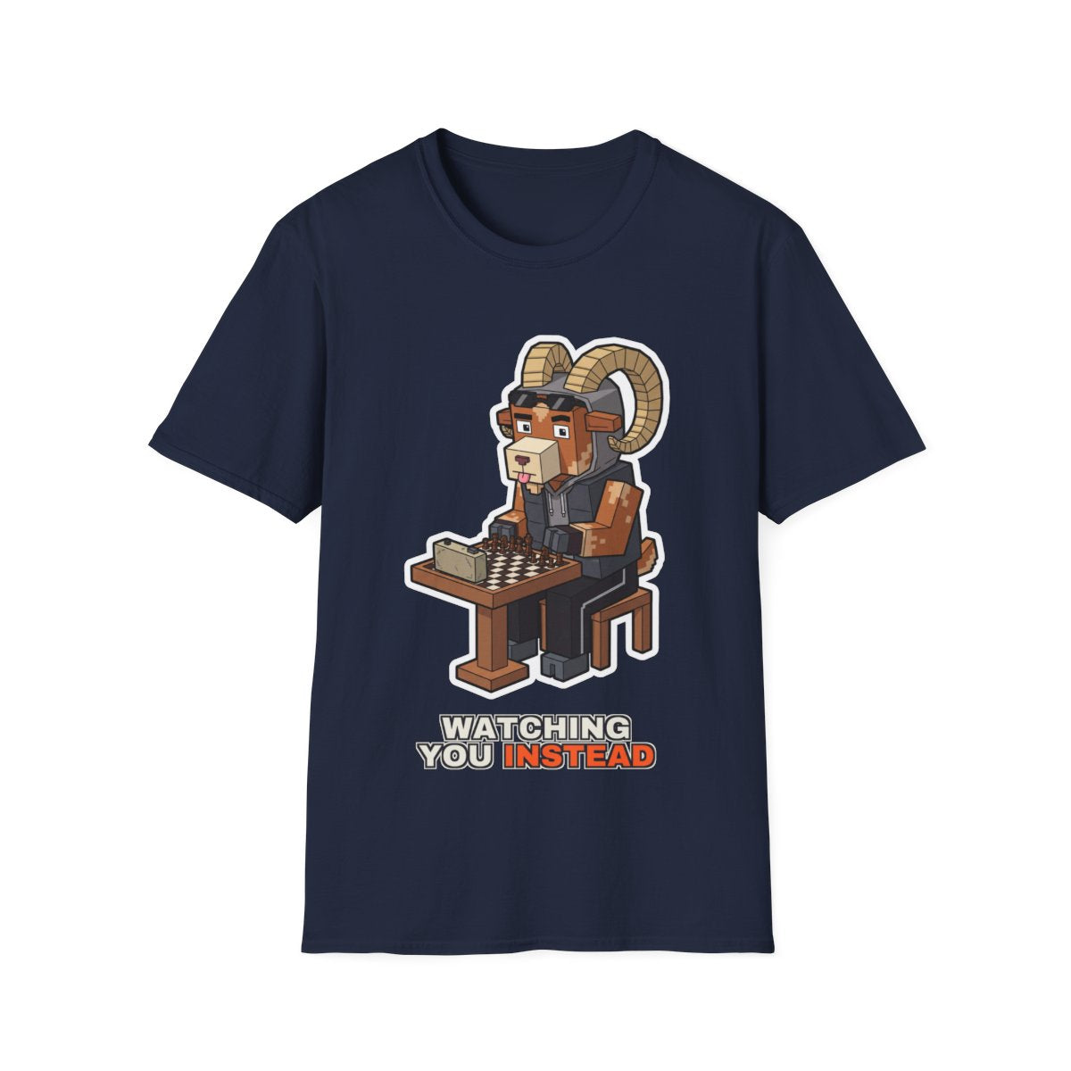 Watching You Instead - Navy - front