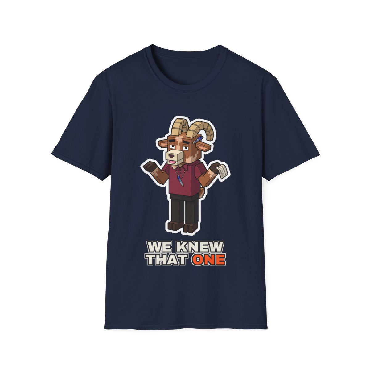 We Knew That One - Navy - front