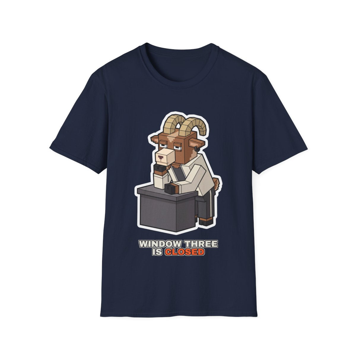 Window Three Is Closed - Navy - front