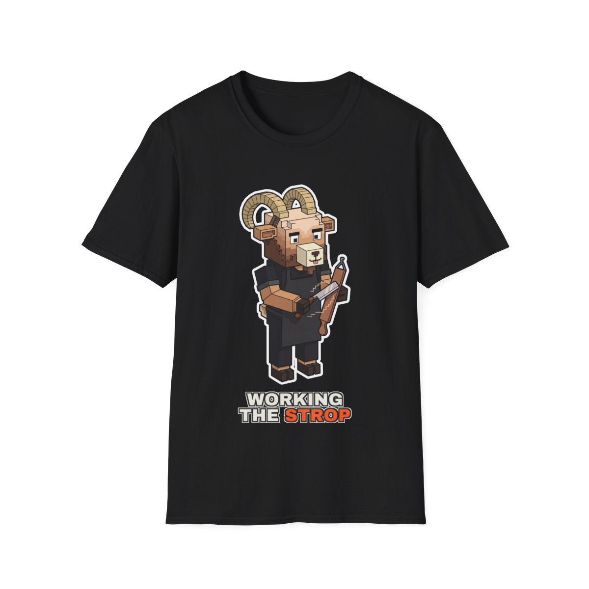 Working The Strop - Black - front