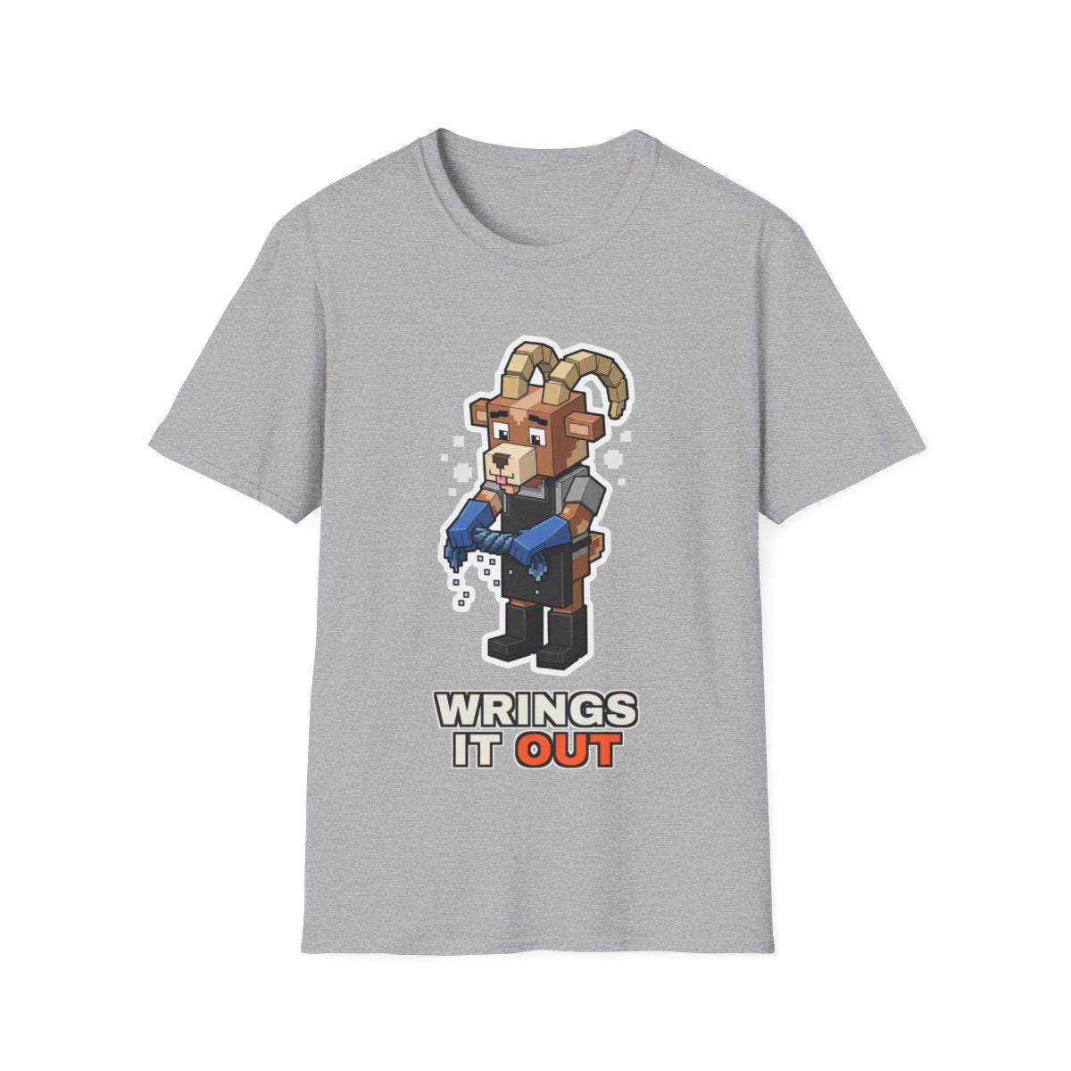 Wrings It Out - Sport Grey - front