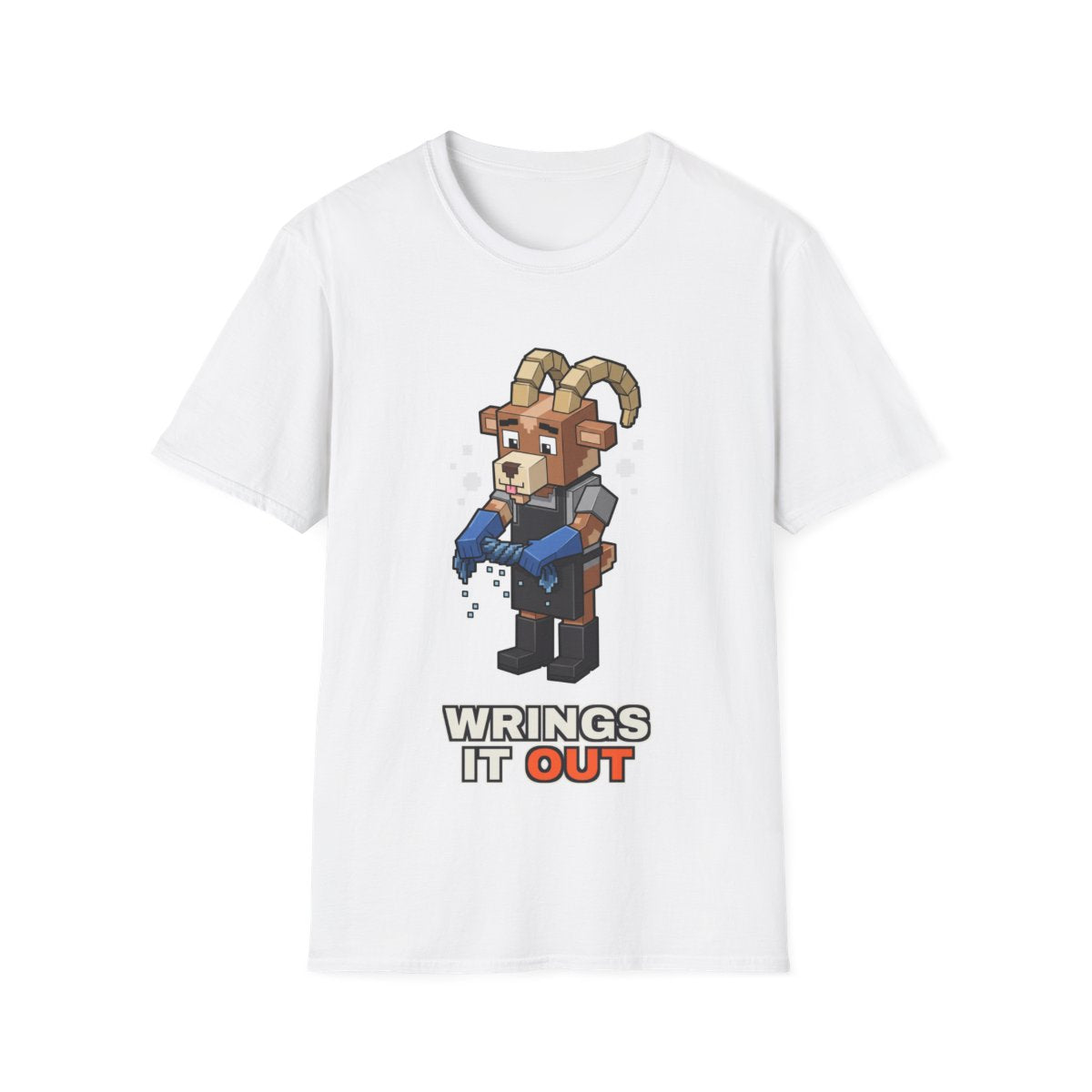 Wrings It Out - White - front