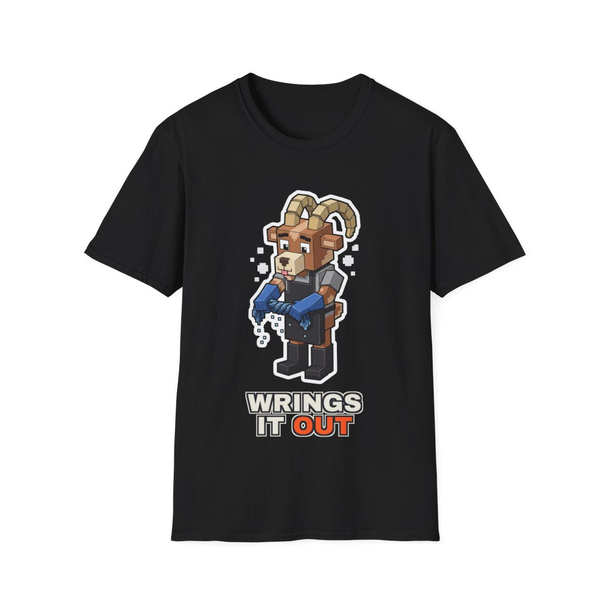 Wrings It Out - Black - front