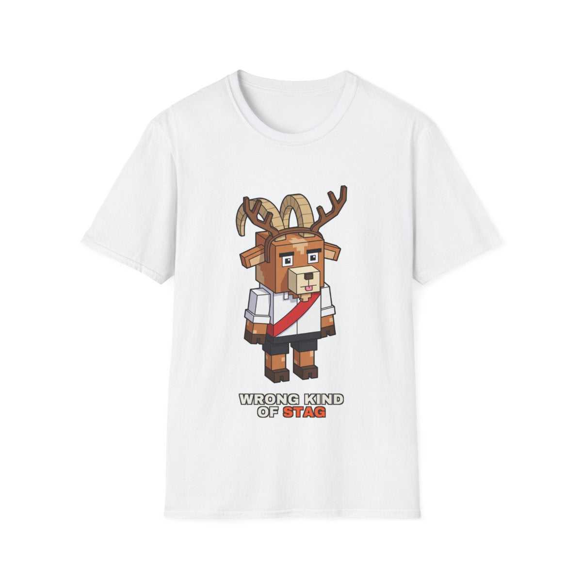 Wrong Kind Of Stag - White - front