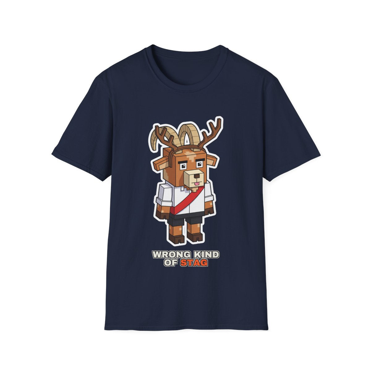 Wrong Kind Of Stag - Navy - front