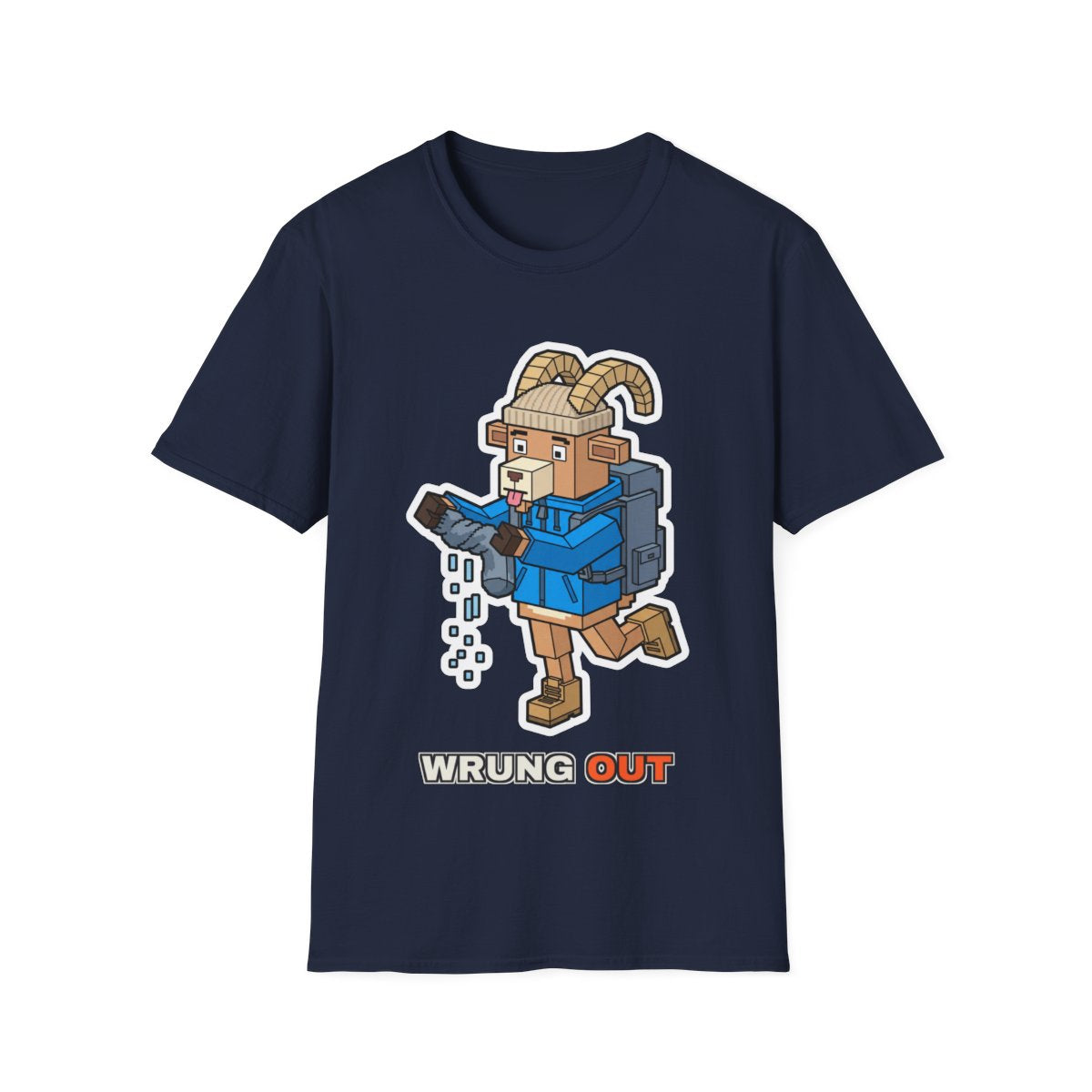 Wrung Out - Navy - front