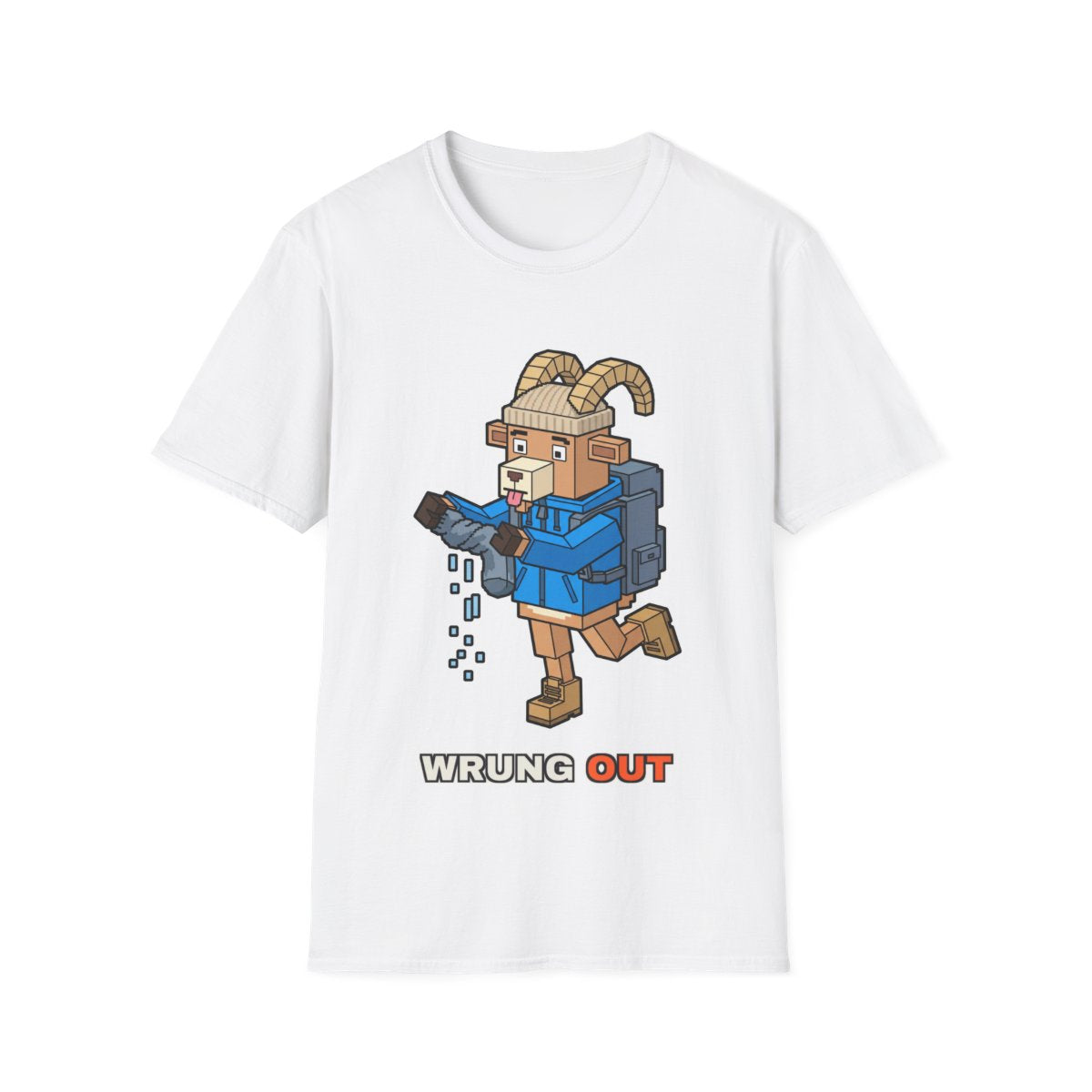 Wrung Out - White - front
