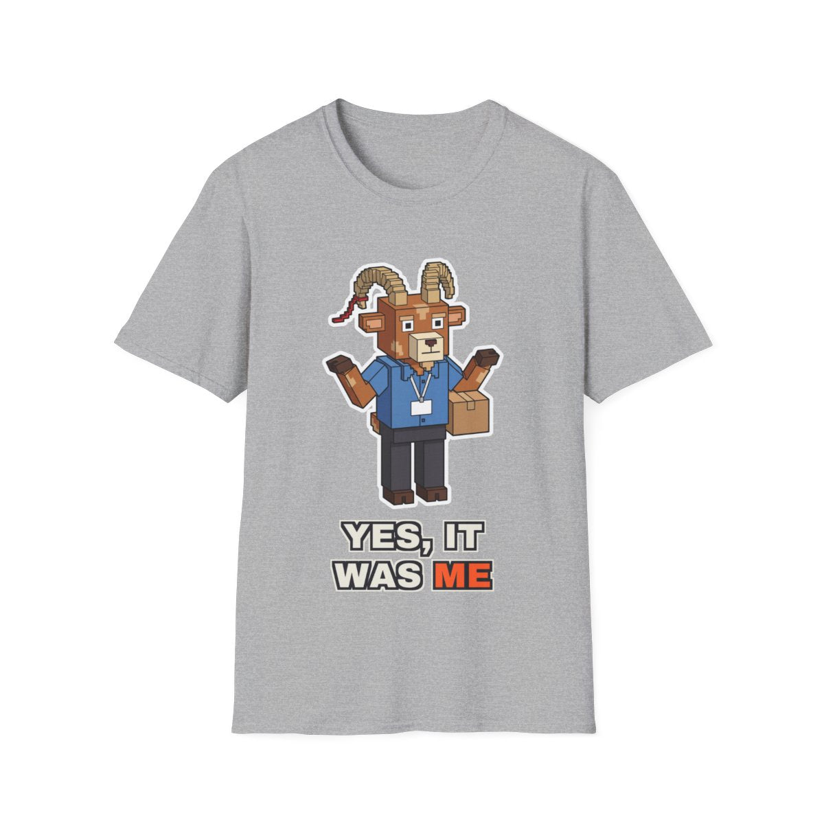 Yes, It Was Me - Sport Grey - front